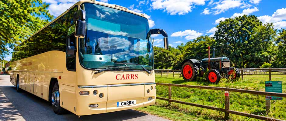 Carrs coach at countryside museum