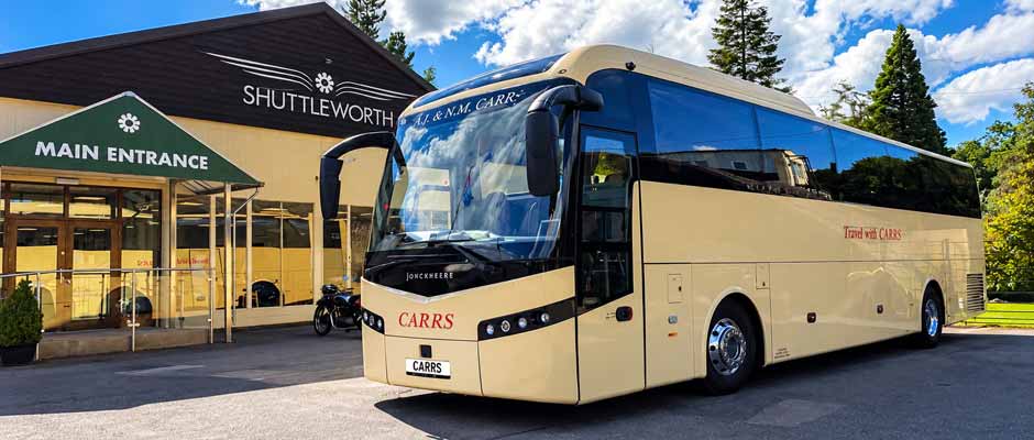 Carrs coach at Shuttleworth entrance