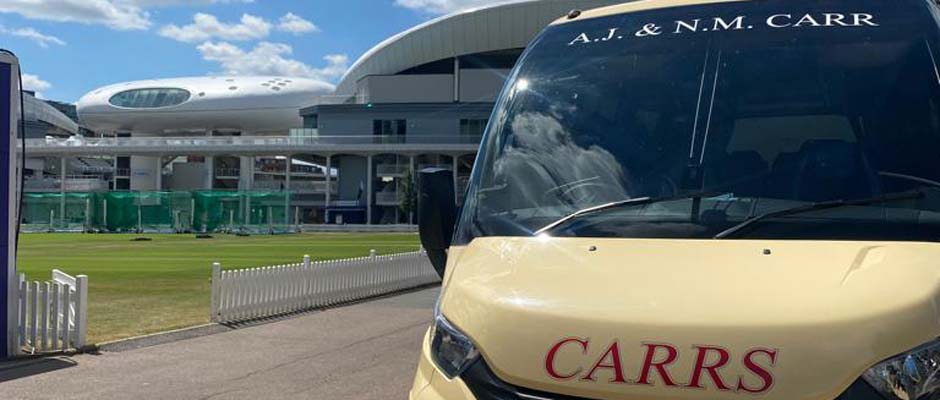 Carrs Coaches at The Oval Cricket Ground